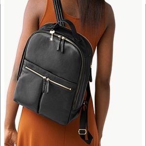 Fossil Tess Laptop Backpack Black